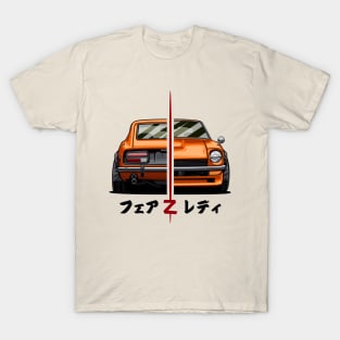 Fairlady Z 240Z (280Z) Front and Rear T-Shirt